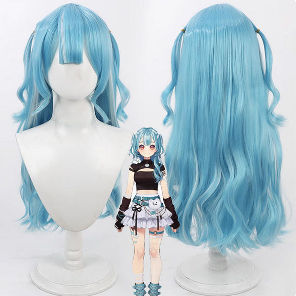 Virtual YouTuber VSPO! Shiranami Ramune C Edition Cosplay Wig