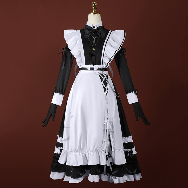 Virtual YouTuber NIJISANJI Kanae Maid Outfit Cosplay Costume