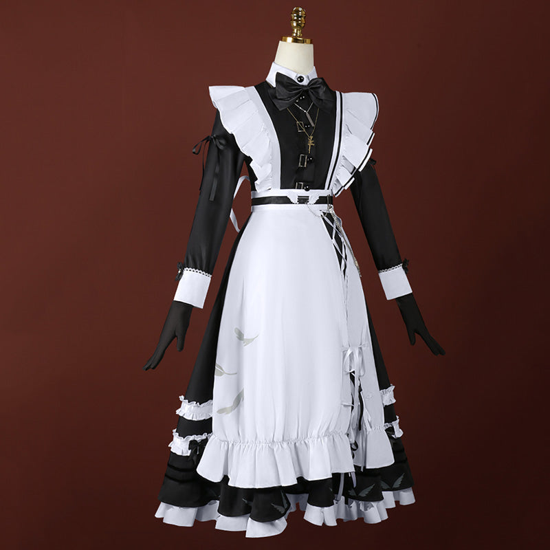 Virtual YouTuber NIJISANJI Kanae Maid Outfit Cosplay Costume