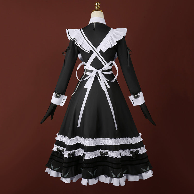 Virtual YouTuber NIJISANJI Kanae Maid Outfit Cosplay Costume