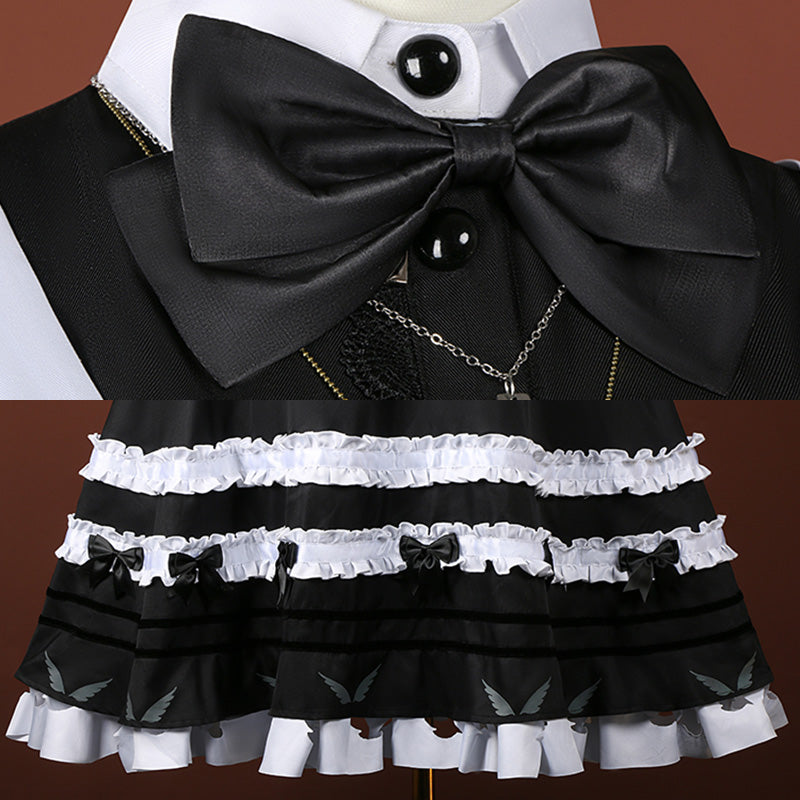 Virtual YouTuber NIJISANJI Kanae Maid Outfit Cosplay Costume