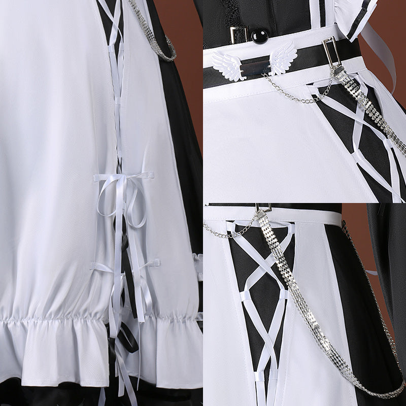 Virtual YouTuber NIJISANJI Kanae Maid Outfit Cosplay Costume