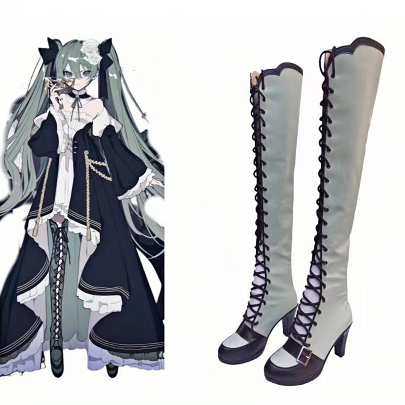 Vocaloid 39Culture 2023 Hatsune Miku Shoes Cosplay Boots