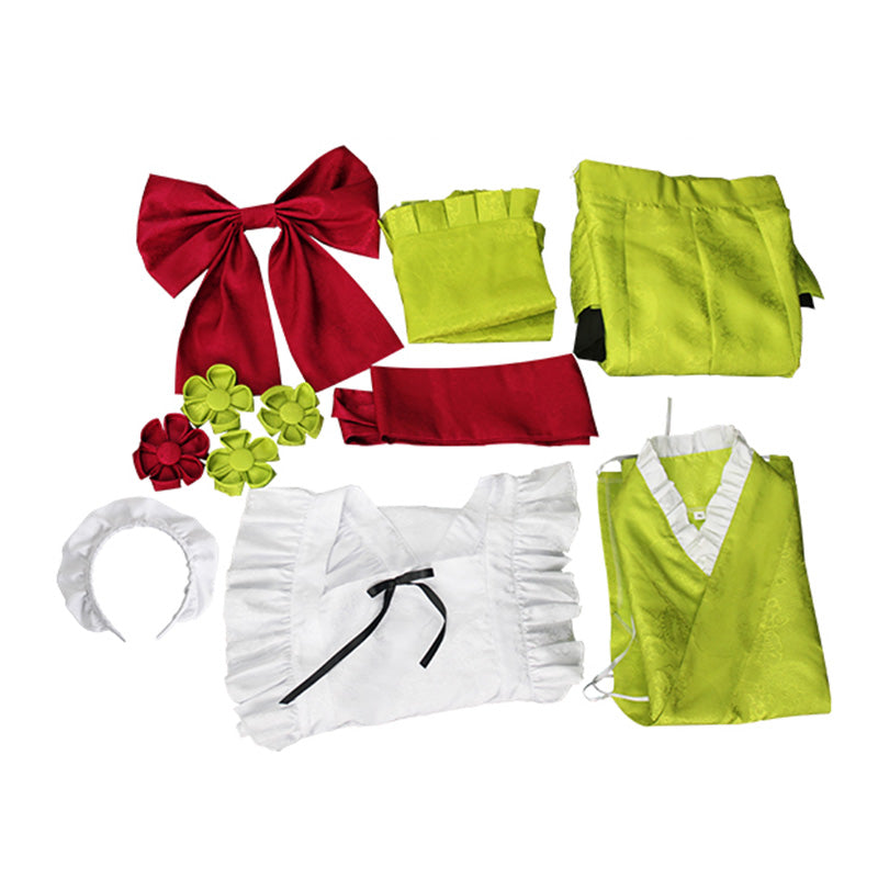 Vocaloid Hatsune Miku: Matcha Parfait Sweet Sweets Series Cosplay Costume