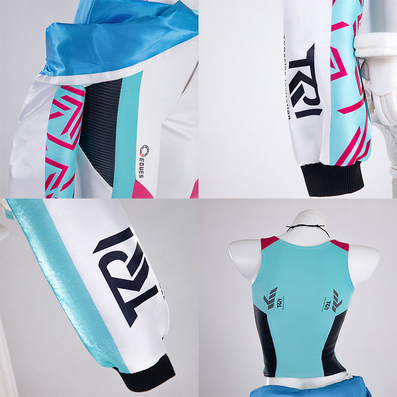 Vocaloid Hatsune Miku Racing Miku Kyojo Cup 2024 Ver. Cosplay Costume