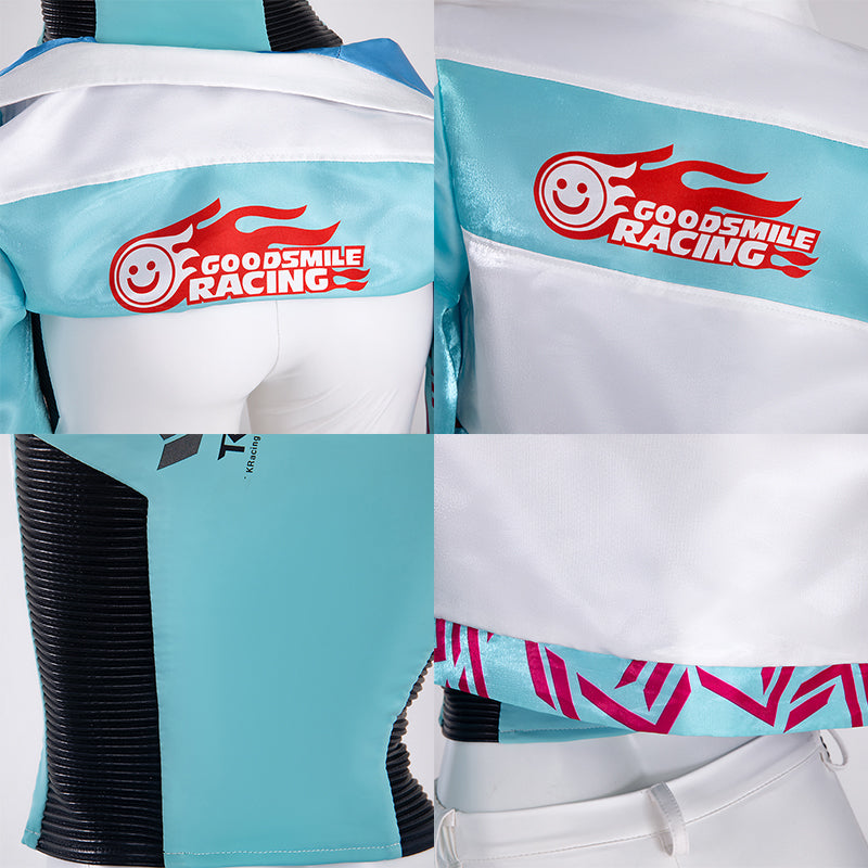 Vocaloid Hatsune Miku Racing Miku Kyojo Cup 2024 Ver. Cosplay Costume