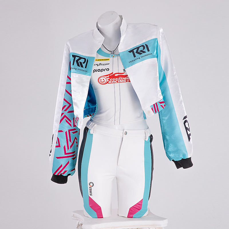 Vocaloid Hatsune Miku Racing Miku Kyojo Cup 2024 Ver. Cosplay Costume