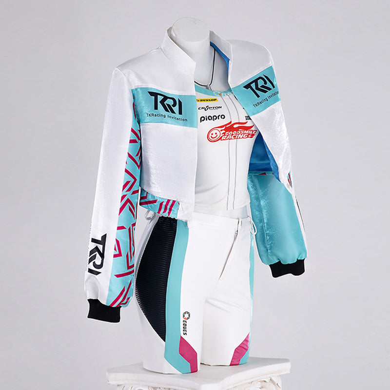 Vocaloid Hatsune Miku Racing Miku Kyojo Cup 2024 Ver. Cosplay Costume