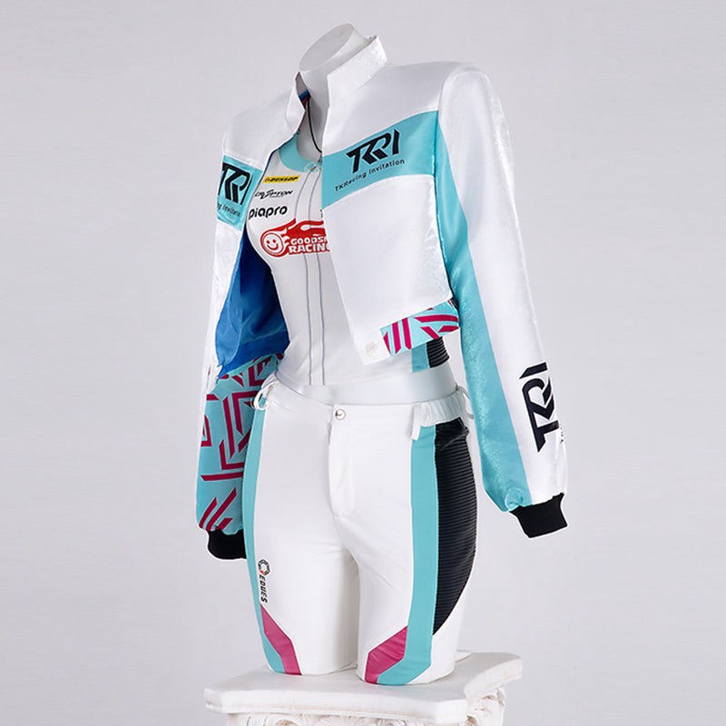 Vocaloid Hatsune Miku Racing Miku Kyojo Cup 2024 Ver. Cosplay Costume