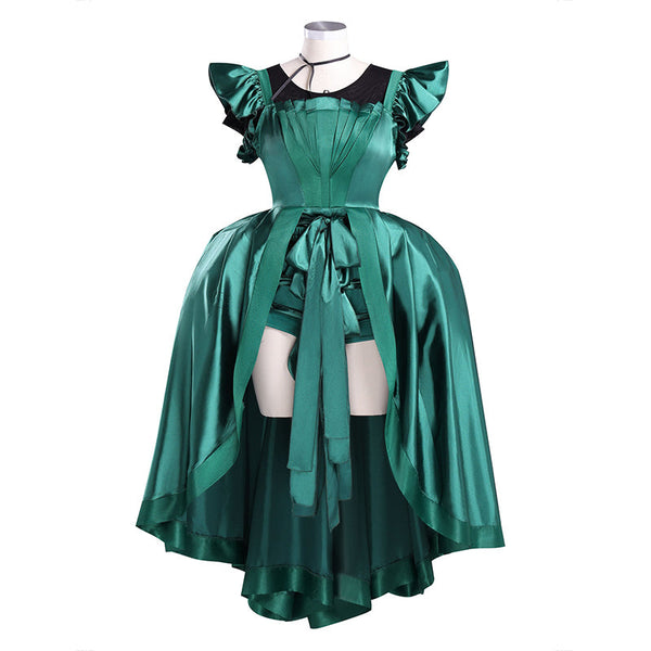 Wednesday 2 The Addams Family Agnes Demille Green Dress Cosplay Costume