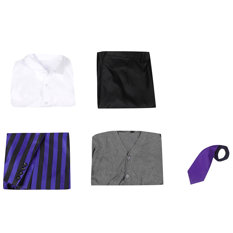 Wednesday 2 The Addams Family Nevermore Academy Uniform Eugene Otinger Cosplay Costume