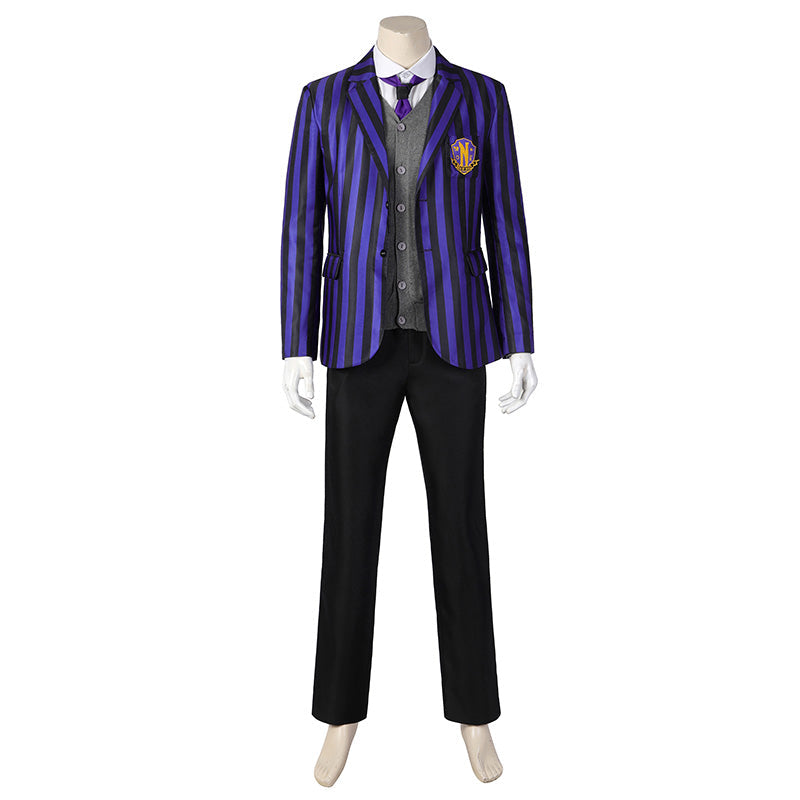 Wednesday 2 The Addams Family Nevermore Academy Uniform Eugene Otinger Cosplay Costume
