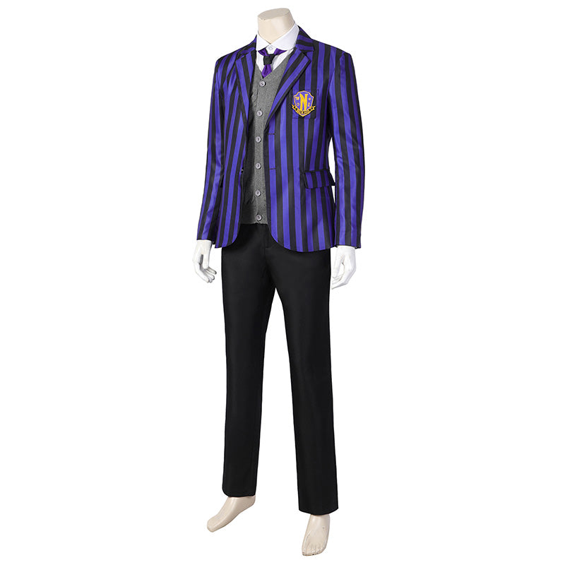 Wednesday 2 The Addams Family Nevermore Academy Uniform Eugene Otinger Cosplay Costume