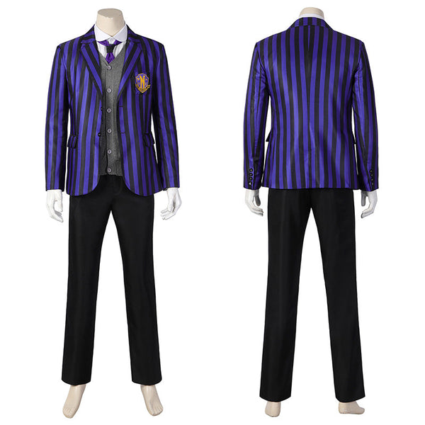 Wednesday 2 The Addams Family Nevermore Academy Uniform Eugene Otinger Cosplay Costume