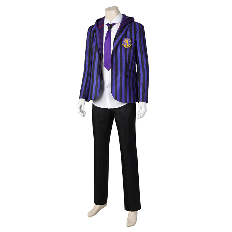 Wednesday 2 The Addams Family Nevermore Academy Uniform Xavier Thorpe Ajax Petropolus Cosplay Costume