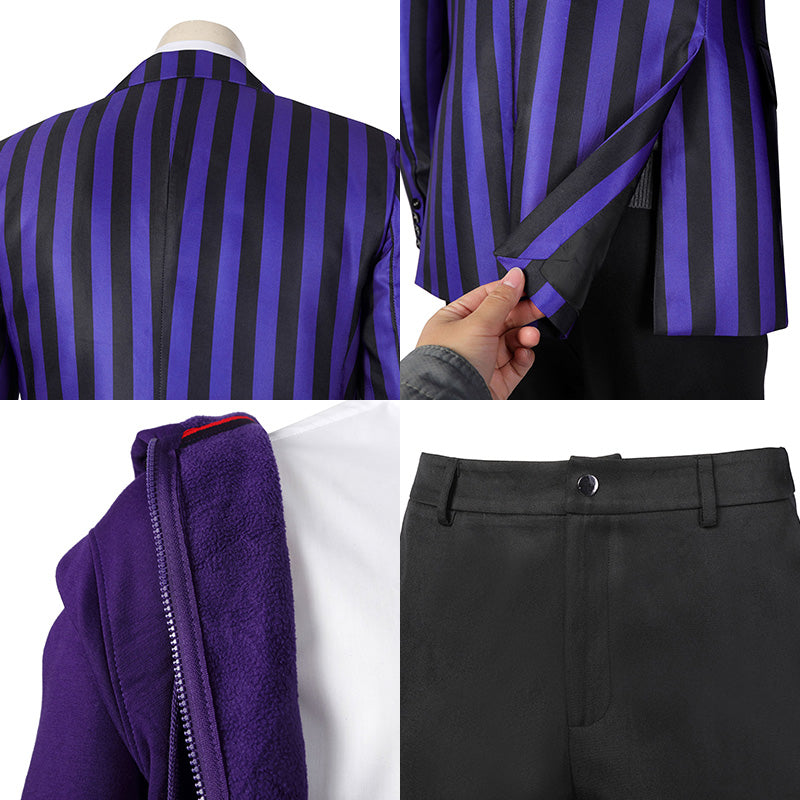 Wednesday 2 The Addams Family Nevermore Academy Uniform Xavier Thorpe Ajax Petropolus Cosplay Costume