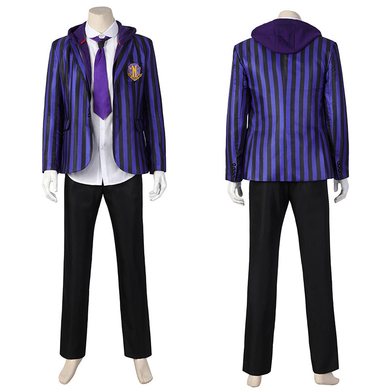 Wednesday 2 The Addams Family Nevermore Academy Uniform Xavier Thorpe Ajax Petropolus Cosplay Costume