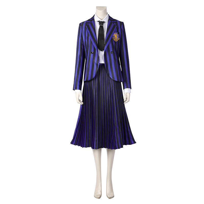 Wednesday 2 The Addams Family Nevermore Academy uniform Enid Sinclair Bianca Barclay Cosplay Costume
