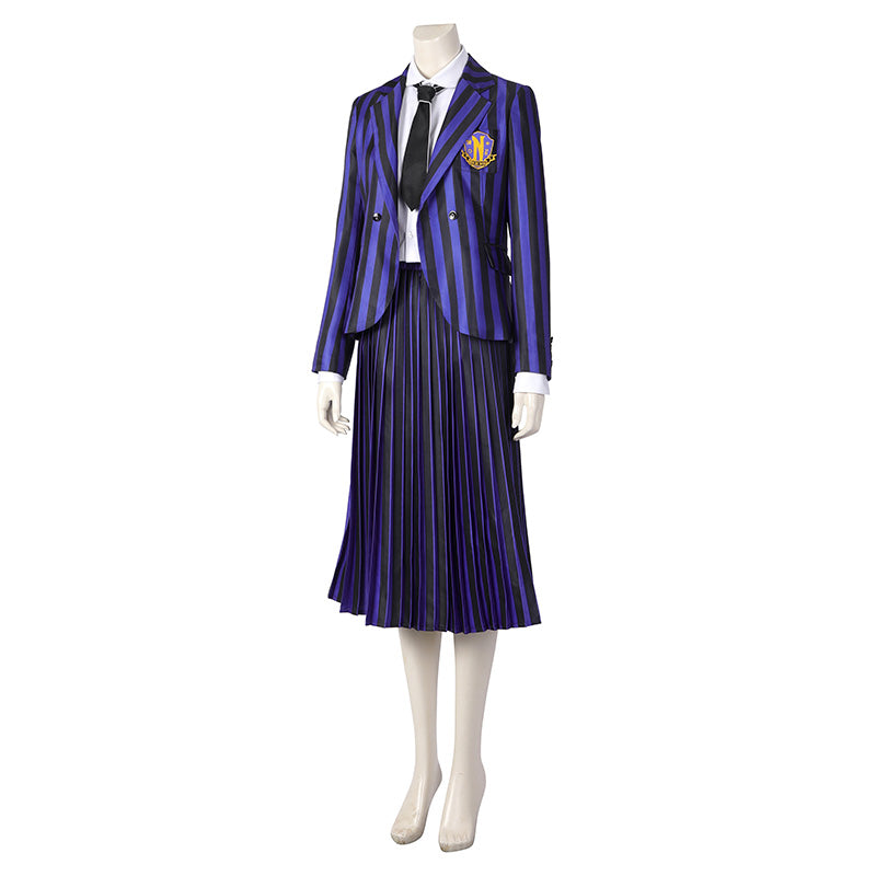 Wednesday 2 The Addams Family Nevermore Academy uniform Enid Sinclair Bianca Barclay Cosplay Costume