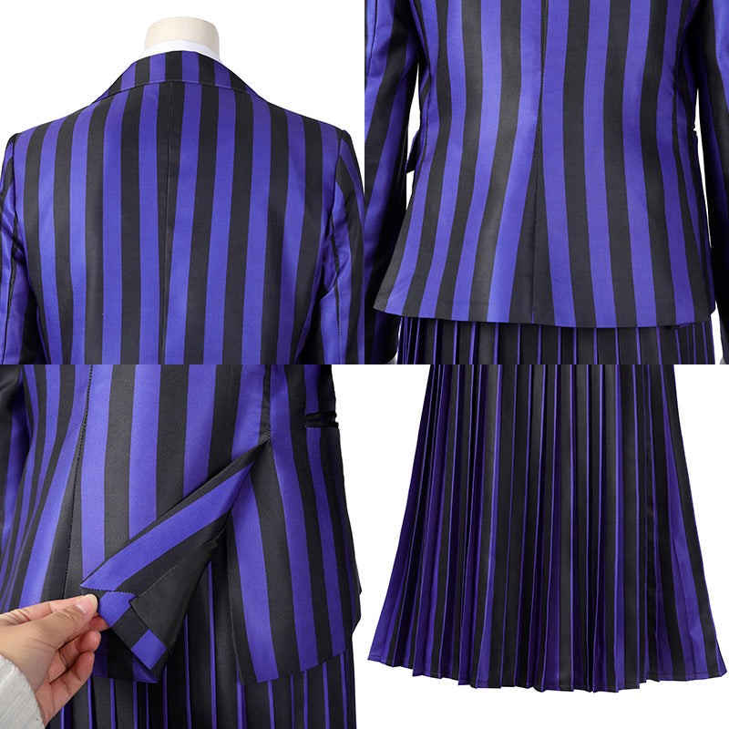 Wednesday 2 The Addams Family Nevermore Academy uniform Enid Sinclair Bianca Barclay Cosplay Costume