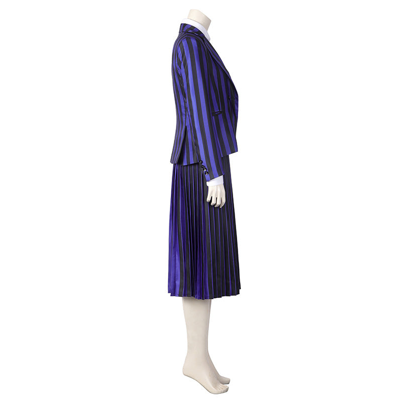 Wednesday 2 The Addams Family Nevermore Academy uniform Enid Sinclair Bianca Barclay Cosplay Costume