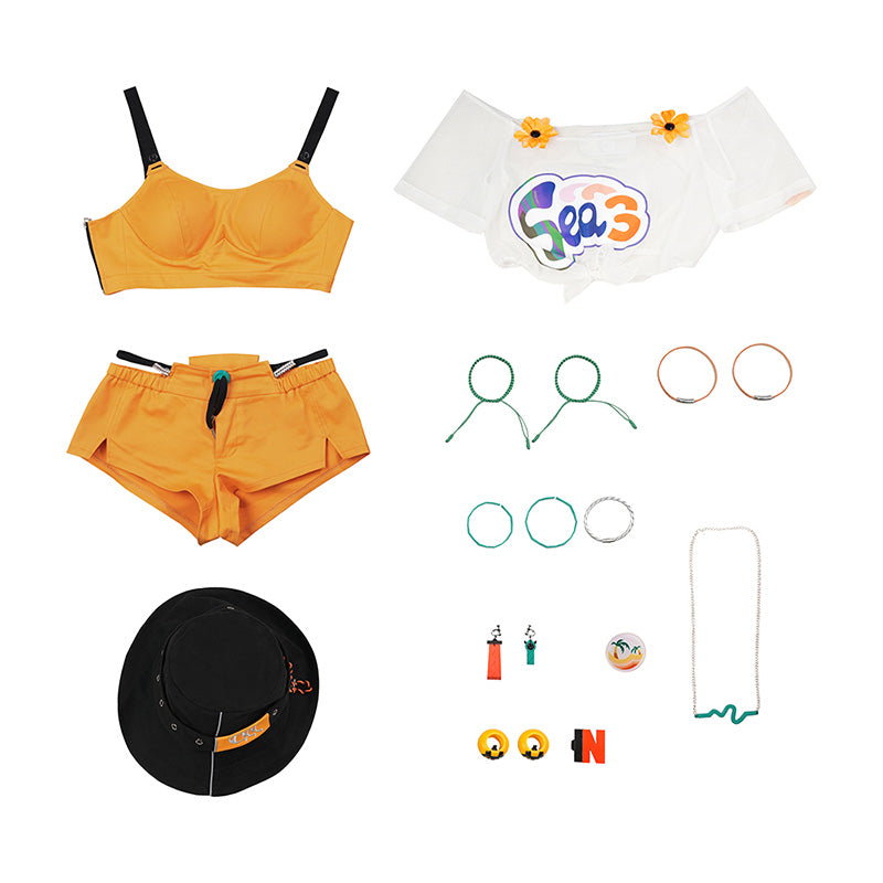 Zenless Zone Zero Belle Summer Skin Cosplay Costume
