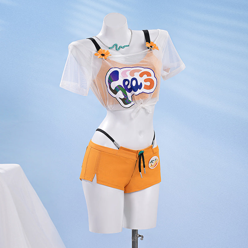 Zenless Zone Zero Belle Summer Skin Cosplay Costume