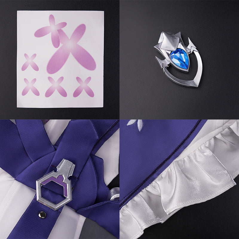 Zenless Zone Zero Vivian Banshee Iris of the Shore Agent Outfit Cosplay Costume