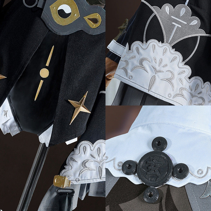 Zenless Zone Zero Yixuan Trails of Ink Deep Gray Cosplay Costume