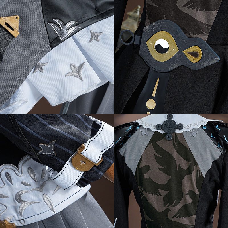 Zenless Zone Zero Yixuan Trails of Ink Deep Gray Cosplay Costume
