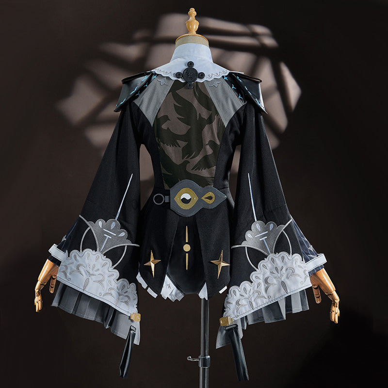 Zenless Zone Zero Yixuan Trails of Ink Deep Gray Cosplay Costume