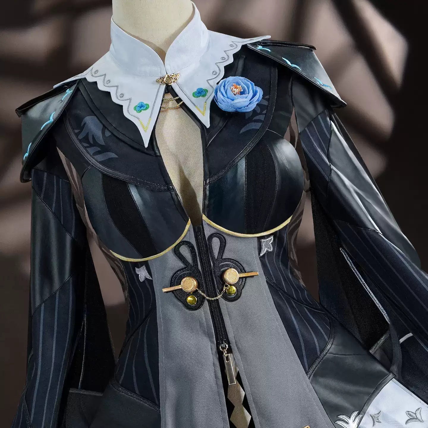 Zenless Zone Zero Yixuan Trails of Ink Deep Gray Cosplay Costume