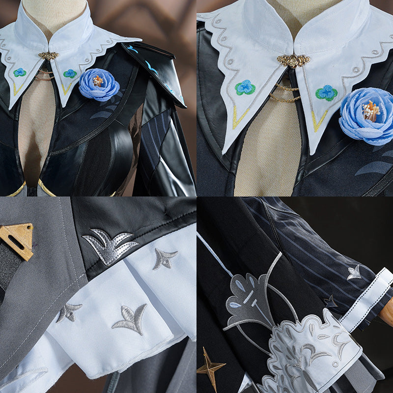 Zenless Zone Zero Yixuan Trails of Ink Deep Gray Cosplay Costume
