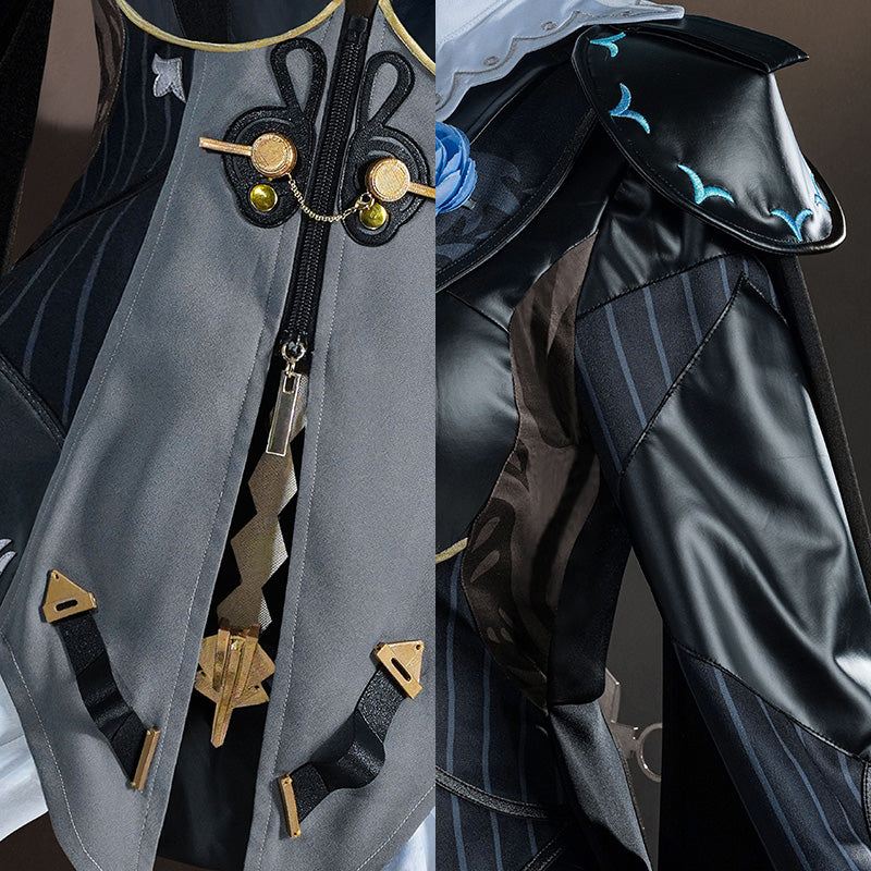 Zenless Zone Zero Yixuan Trails of Ink Deep Gray Cosplay Costume