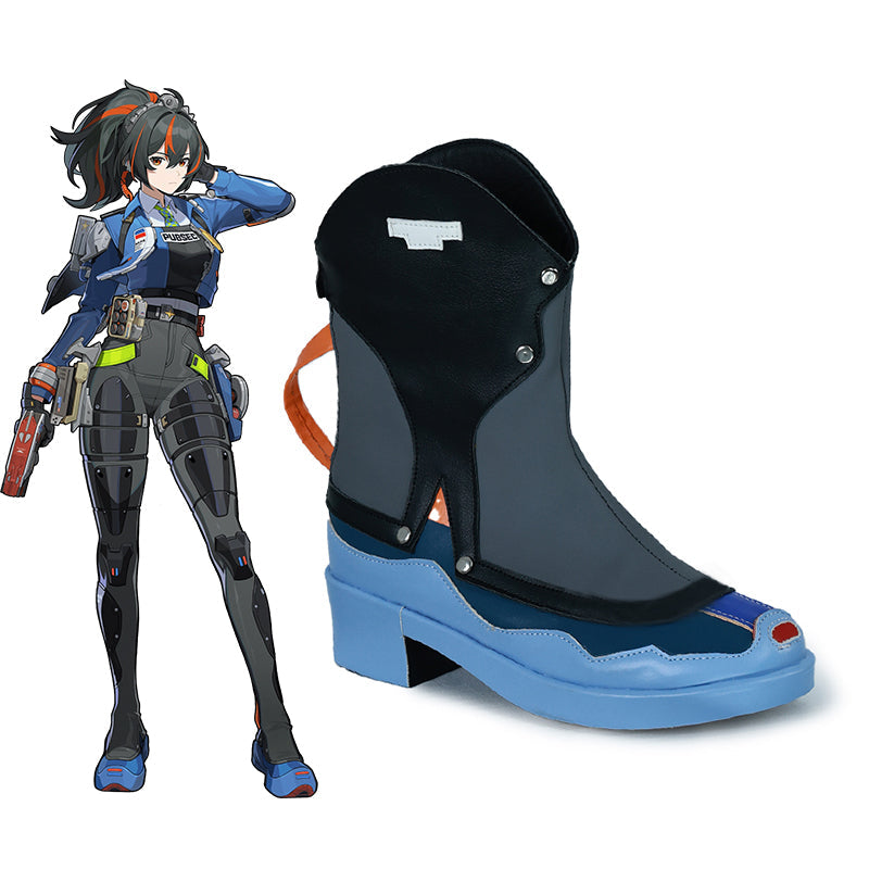 Zenless Zone Zero Zhu Yuan Cosplay Shoes