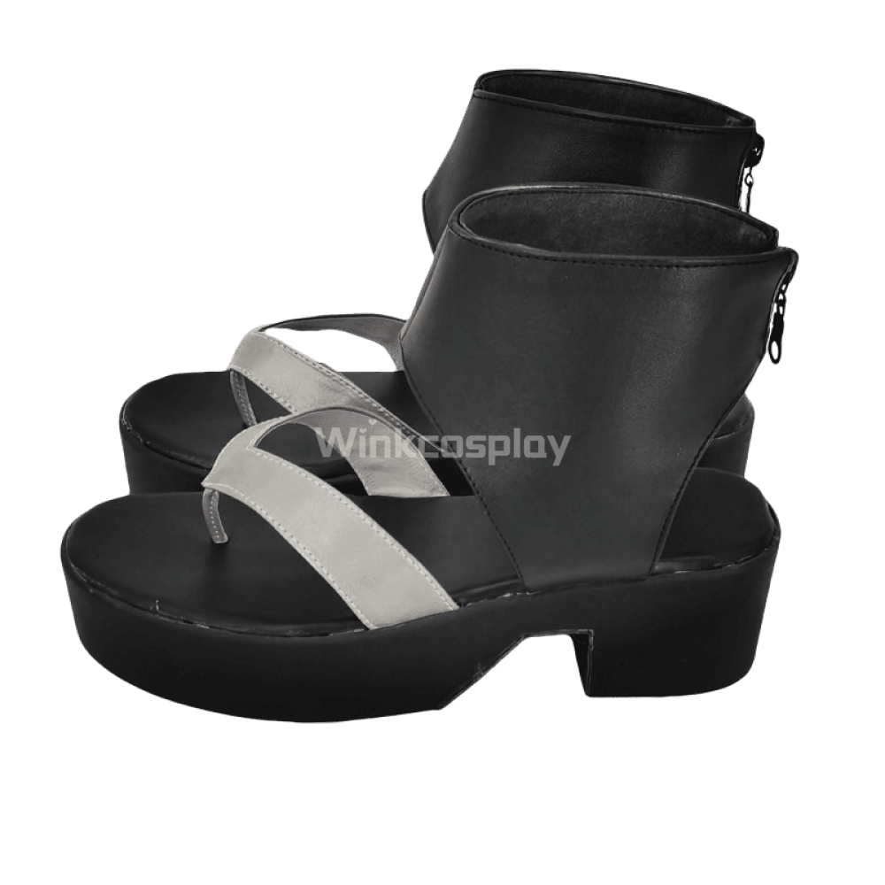 Genshin Impact Kaedehara Kazuha Black Cosplay Shoes - Winkcostumes