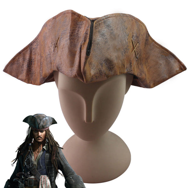 Pirates of the Caribbean Jack Sparrow Captain Hat Halloween Cosplay Accessory Prop