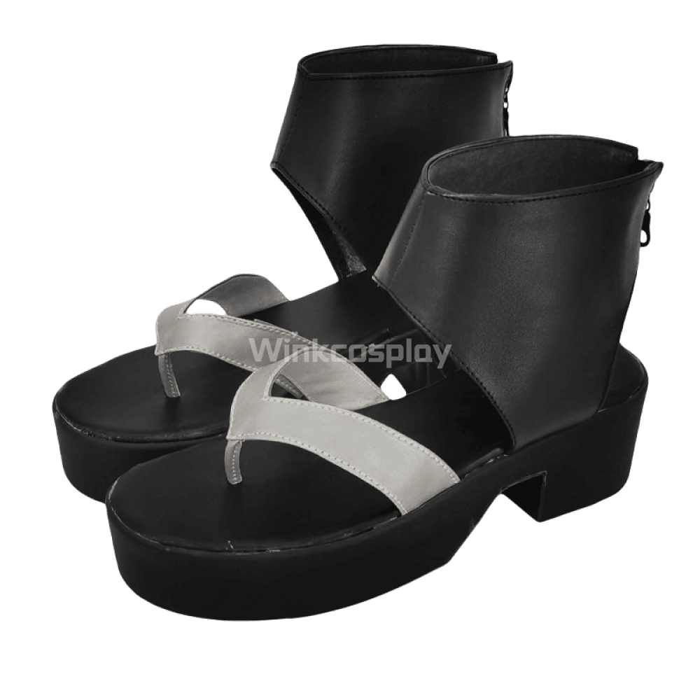 Genshin Impact Kaedehara Kazuha Black Cosplay Shoes - Winkcostumes
