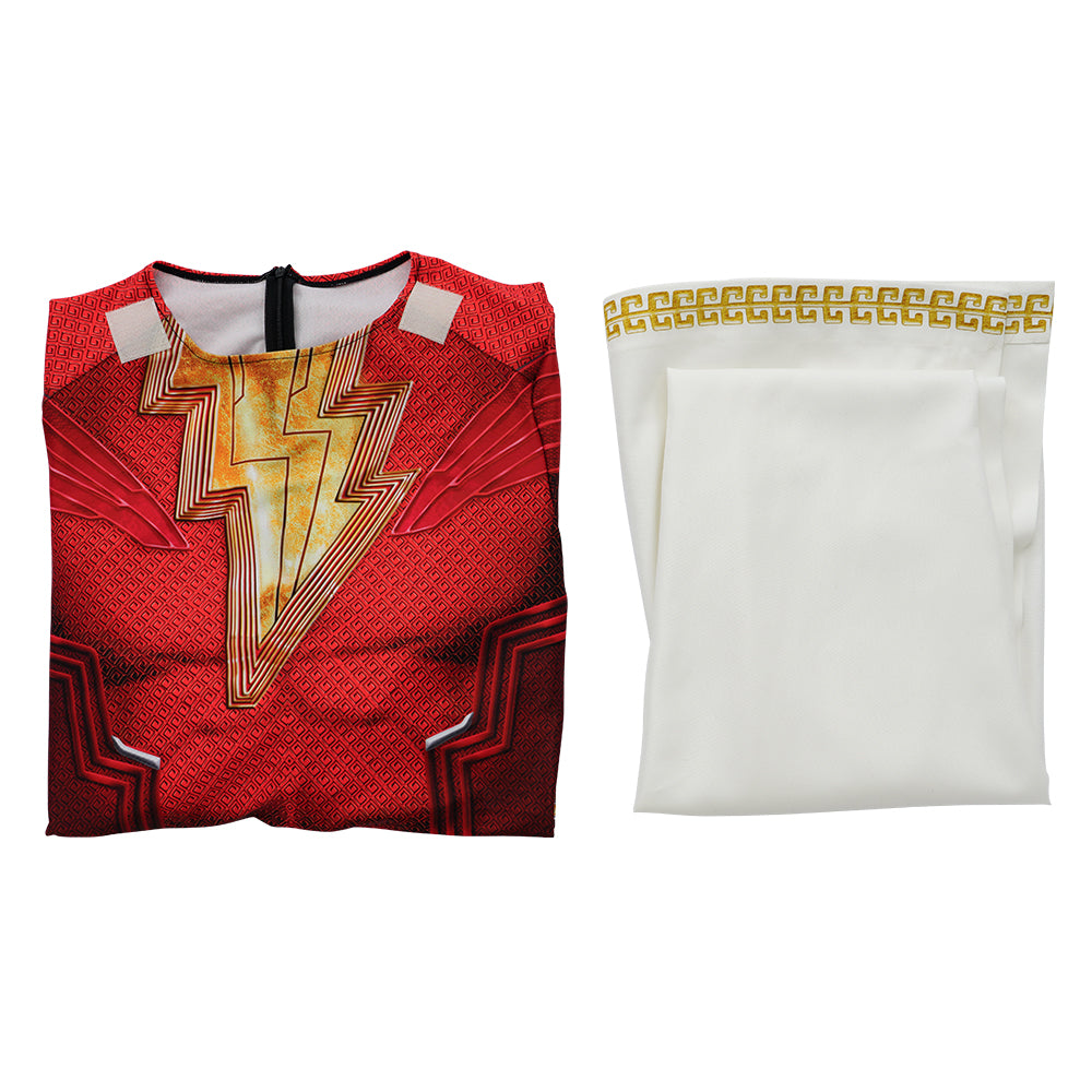 2023 Movie Shazam! Fury of the Gods Shazam Billy Batson Cosplay Costume