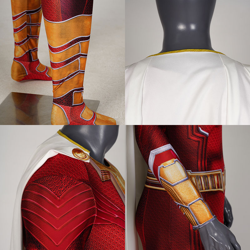 2023 Movie Shazam! Fury of the Gods Shazam Billy Batson Cosplay Costume