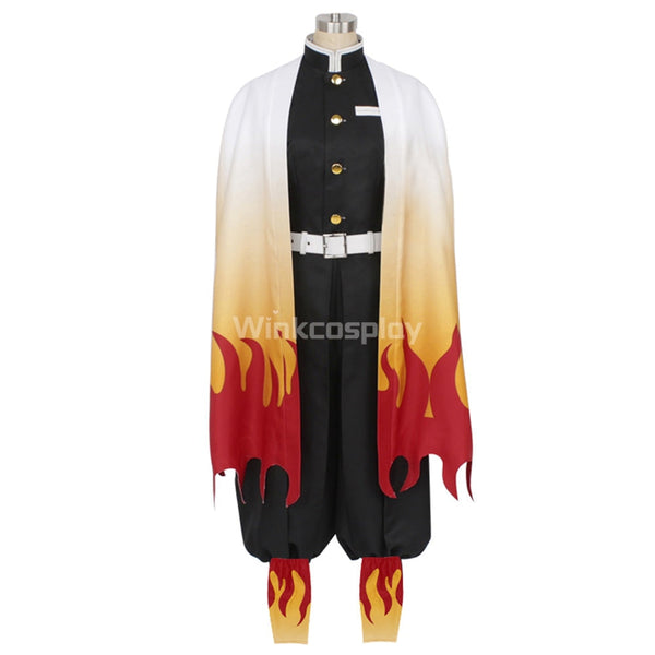 Demon Slayer: Kimetsu No Yaiba Rengoku Kyoujurou Cosplay Costume