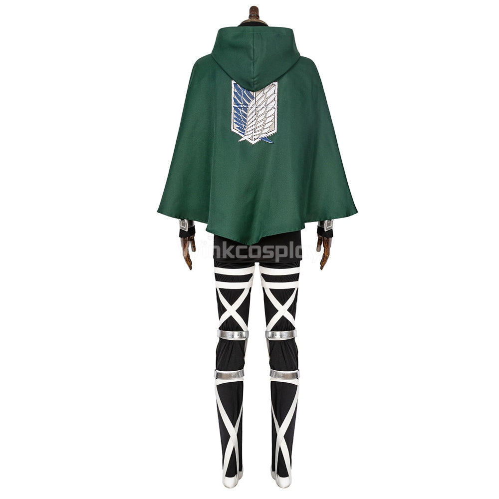 Attack On Titan Shingeki No Kyojin Final Season Levi Ackerman Cosplay Costume - Premium Edition