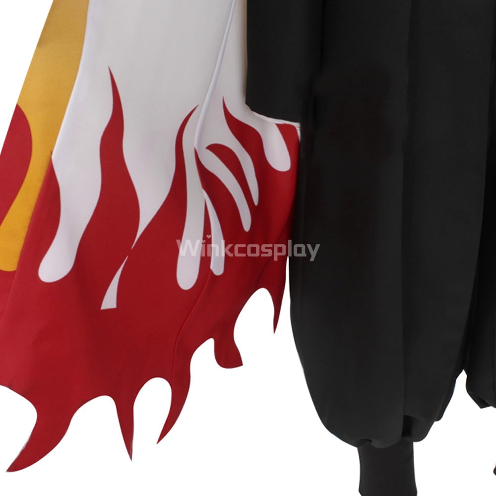 Demon Slayer: Kimetsu No Yaiba Rengoku Kyoujurou Cosplay Costume