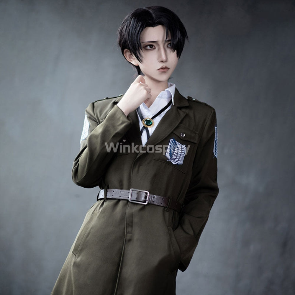 Attack On Titan Final Season Armin Arlert Levi Ackerman Survey Corps Cosplay Costume