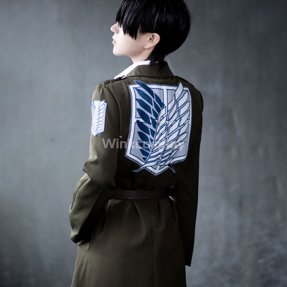 Attack On Titan Final Season Armin Arlert Levi Ackerman Survey Corps Cosplay Costume