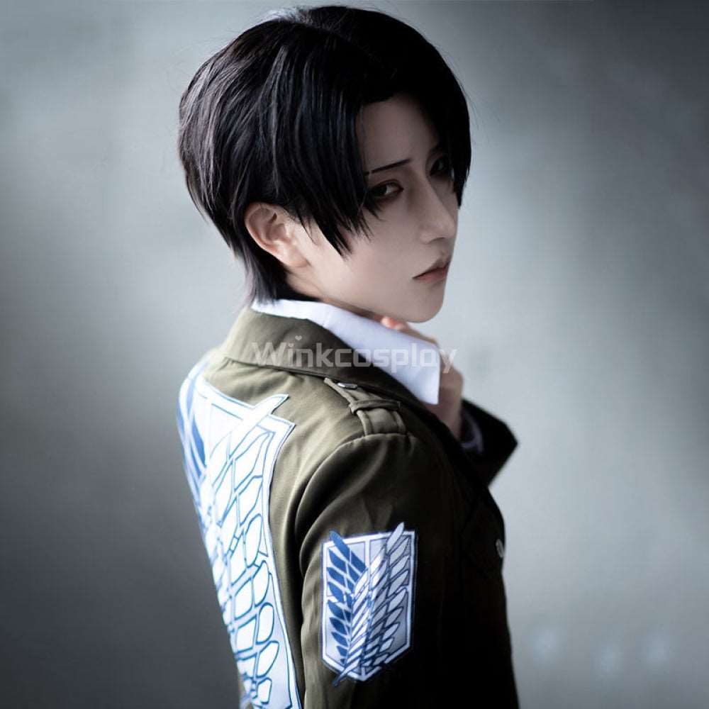 Attack On Titan Final Season Armin Arlert Levi Ackerman Survey Corps Cosplay Costume