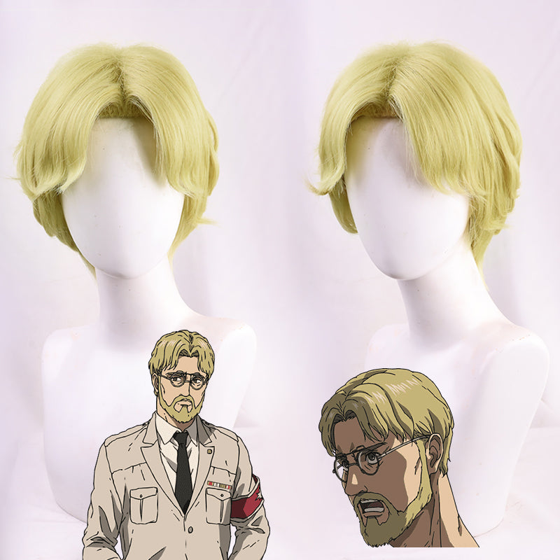 Attack On Titan Shingeki No Kyojin Final Season Zeke Jaeger Cosplay Wig