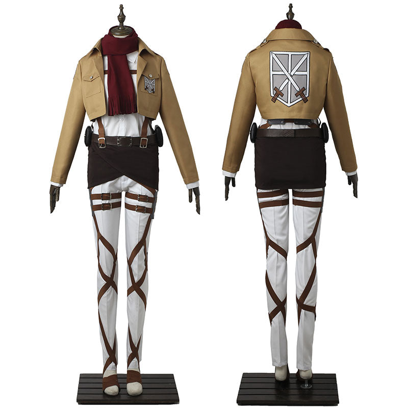 Attack on Titan Mikasa Ackerman Cosplay Costume