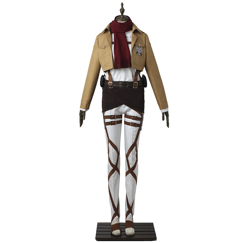 Attack on Titan Mikasa Ackerman Cosplay Costume