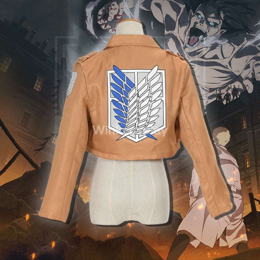 Attack on Titan Shingeki no Kyojin Advancing Giants Survey Corps Jacket Cosplay Costume